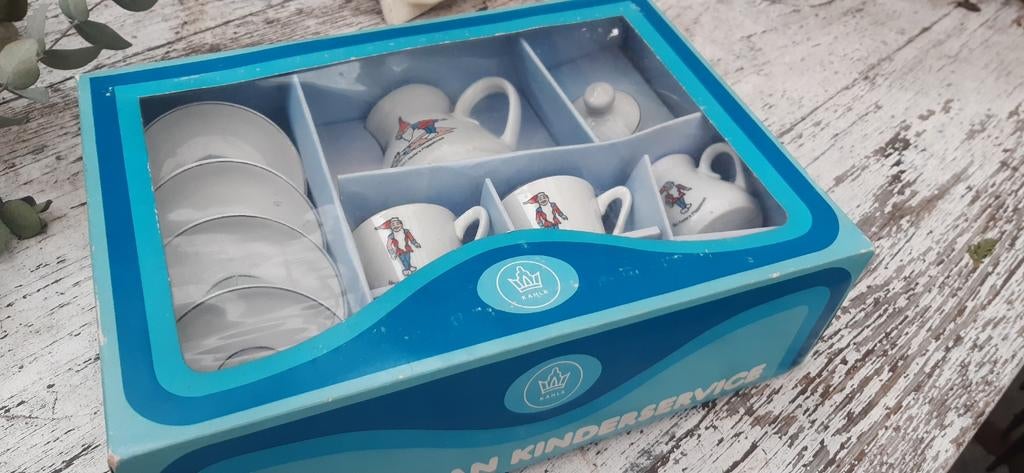 Van Nelle Vintage Piggelmee kinderserviesje Nieuw in doos, Ophalen of Verzenden, Zo goed als nieuw