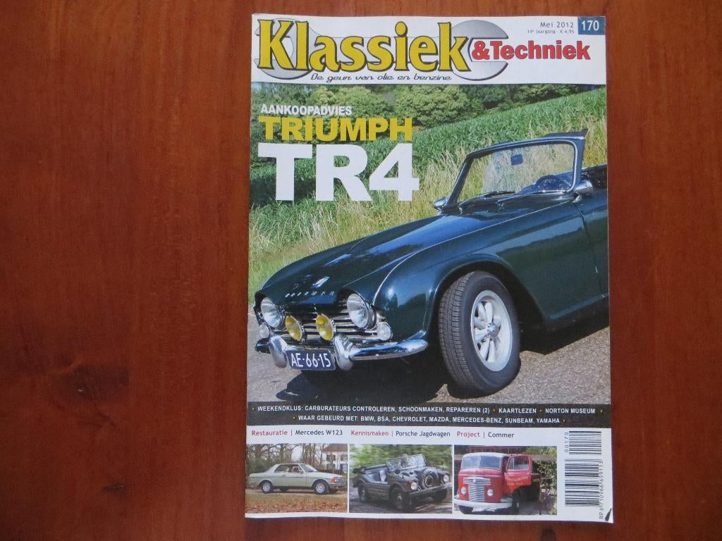 Klassiek & Techniek 170 Triumph TR4, Mercedes-Benz 230 C, Ophalen of Verzenden, Nieuw, Mercedes