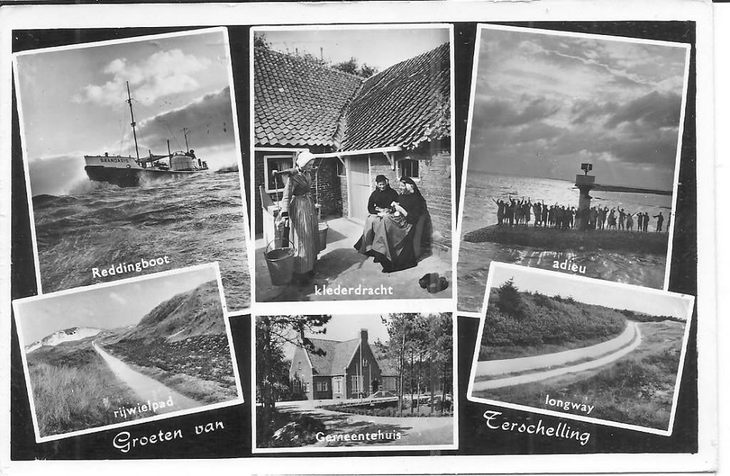 Groeten van Terschelling., Ophalen of Verzenden, 1960 tot 1980, Gelopen, Waddeneilanden