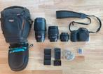 Canon EOS 70D DSLR complete camera kit – lenzen, tas etc., 20 Megapixel, Gebruikt, Spiegelreflex, Canon