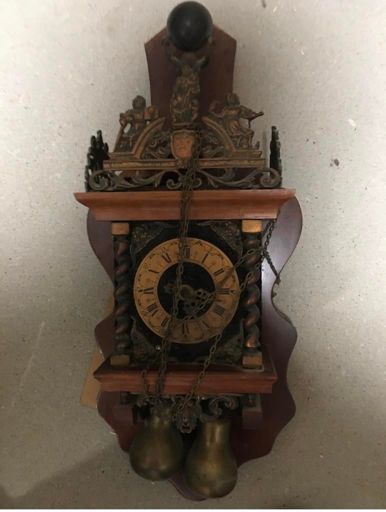 2 oude klokken €35,/snel ophalen, Antiek en Kunst, Antiek | Klokken, Ophalen of Verzenden