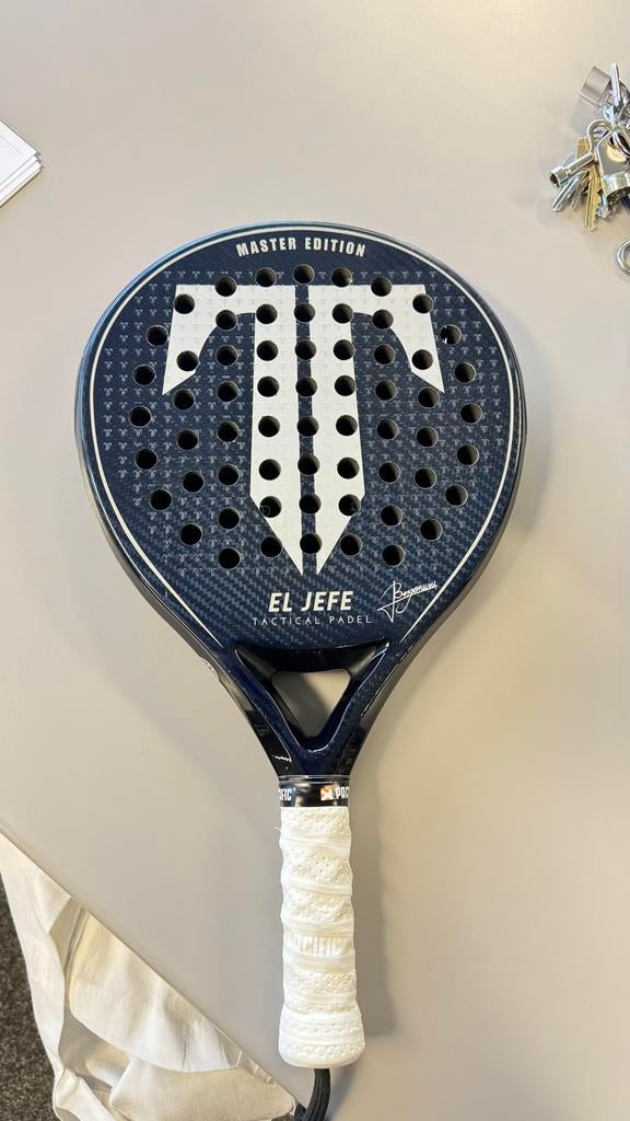 Tactical Padel El Jefe Master - Beschermlaag beschadigd, Sport en Fitness, Padel, Ophalen of Verzenden, Gebruikt, Padelracket