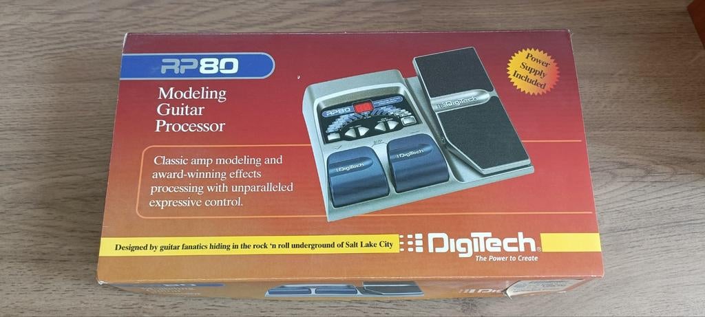 DigiTech RP80 Modeling Gitaar Processor Multi-effect Pedaal, Muziek en Instrumenten, Effecten, Ophalen, Zo goed als nieuw, Multi-effect