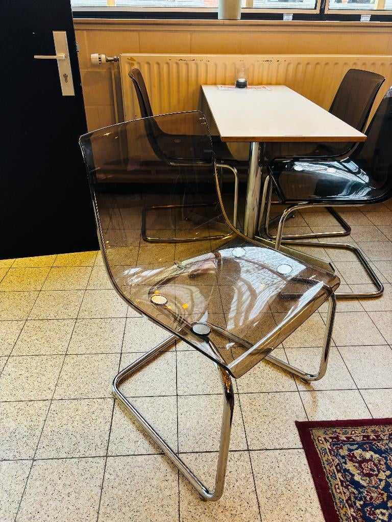 Tobias Ikea stoelen, Ophalen, Gebruikt, Vier, Grijs