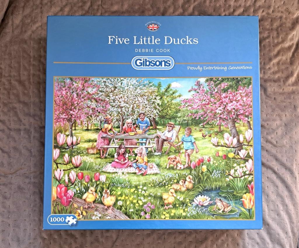 Leuke puzzel van Gibsons, Ophalen of Verzenden, 500 t/m 1500 stukjes, Zo goed als nieuw, Legpuzzel