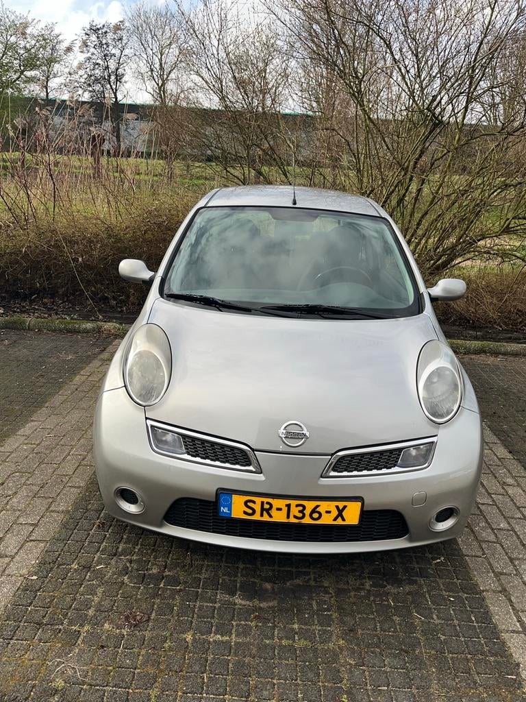 Nissan Micra 1.2 48KW 3DR 2009 Grijs, Auto's, Nissan, Micra, Benzine, C, Hatchback, Handgeschakeld, Geïmporteerd, Zilver of Grijs