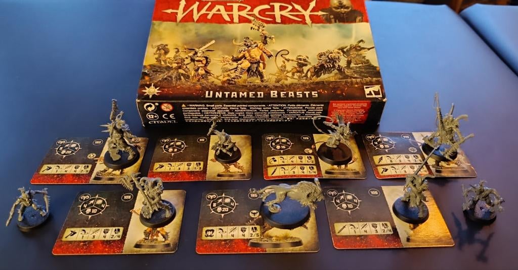 Warhammer: Age of Sigmar. Warcry Untamed Beasts., Hobby en Vrije tijd, Wargaming, Ophalen of Verzenden, Gebruikt, Warhammer, Figuurtje(s)