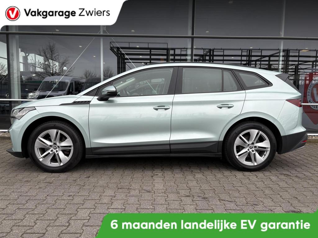 Skoda Enyaq iV 60 SOH93.1%/PDC/Carplay/Trekhaak/Cruise, Auto's, Skoda, Automaat, 397 km, Achterwielaandrijving, Gebruikt