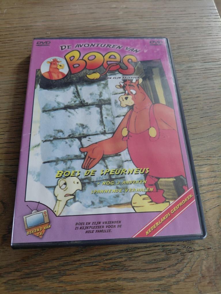 De avonturen van Boes dvd. Kindernet. Boes de speurneus., Europees, Gebruikt, Tekenfilm, Alle leeftijden