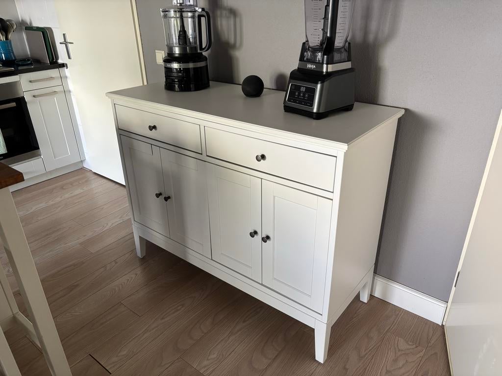 IDANÄS IKEA dressoir wit, Ophalen, 100 tot 150 cm, Zo goed als nieuw, Met lade(s)