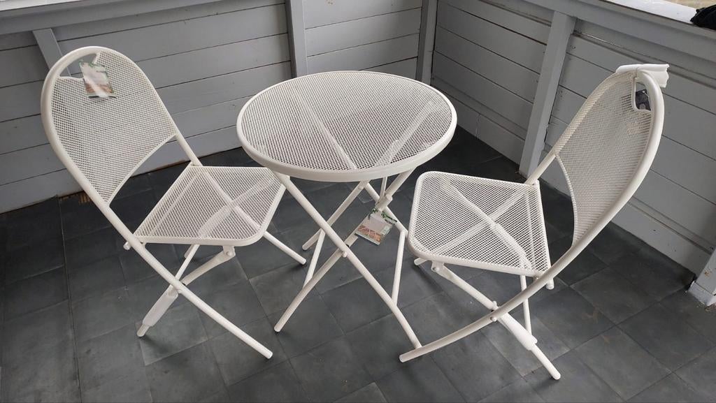 Prachtig Tuinsetje/Bistroset van Intratuin, Ophalen, Nieuw, Overige materialen, 2 zitplaatsen