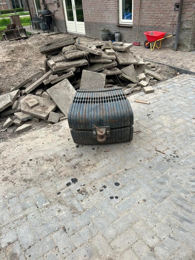Frontgewicht case newholland, Ophalen