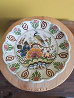 Wandbordje Pyramide, Old Delfts pauw, Ophalen of Verzenden