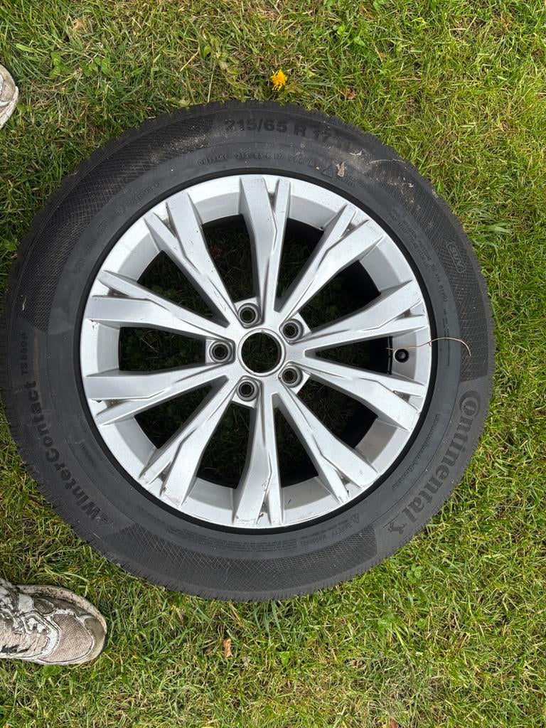 17 inch velgen 5x112 met winterbanden, Auto-onderdelen, Banden en Velgen, Banden en Velgen, 17 inch, Personenwagen, Gebruikt