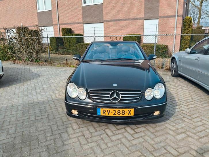 Mercedes-Benz CLK 1.8 Clk200 Kompr 2003 Zwart, Auto's, Mercedes-Benz, Particulier, CLK, ABS, Airbags, Airconditioning, Boordcomputer