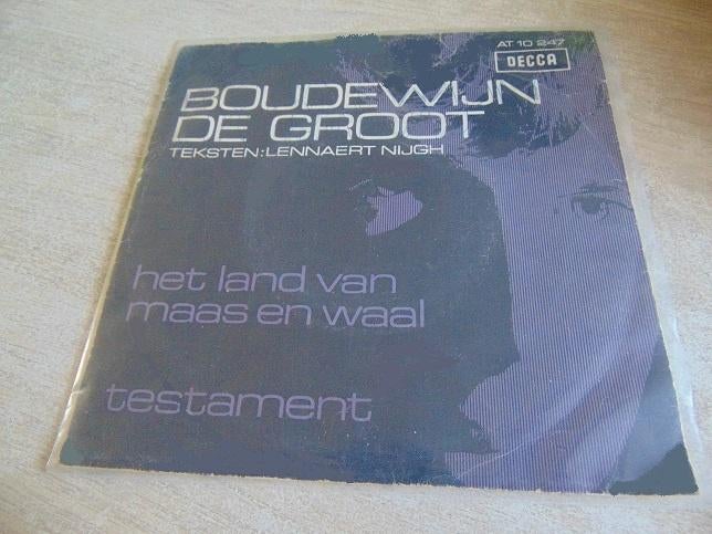 Boudewijn De Groot Singles, 7 inch, Ophalen of Verzenden, 1960 - 1969, Fotohoes