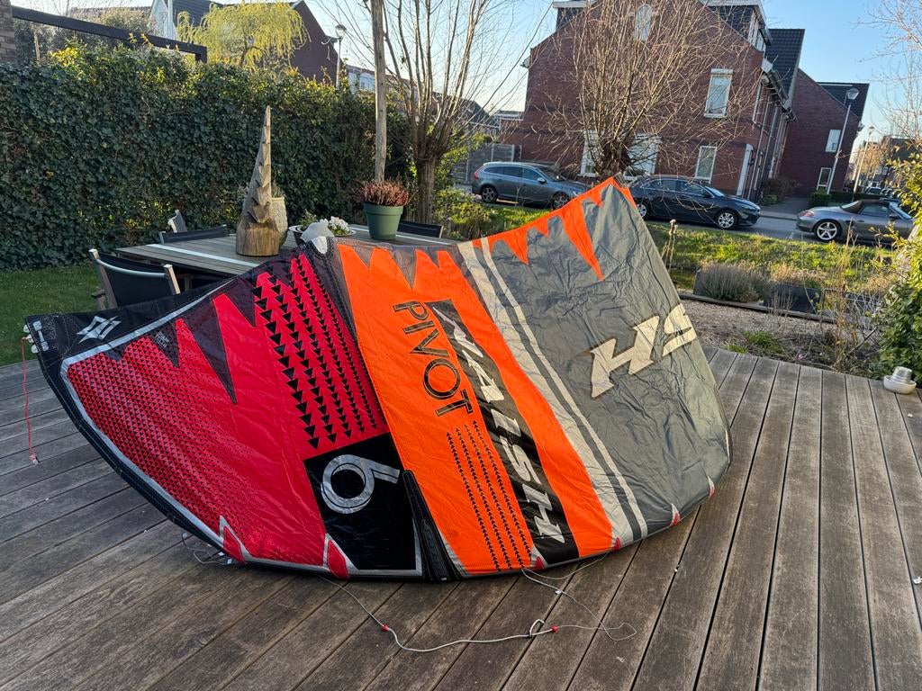 Naish Pivot 6m met Naish bar, Watersport en Boten, Kitesurfen, Gebruikt, Bar, Geen board, Ophalen of Verzenden