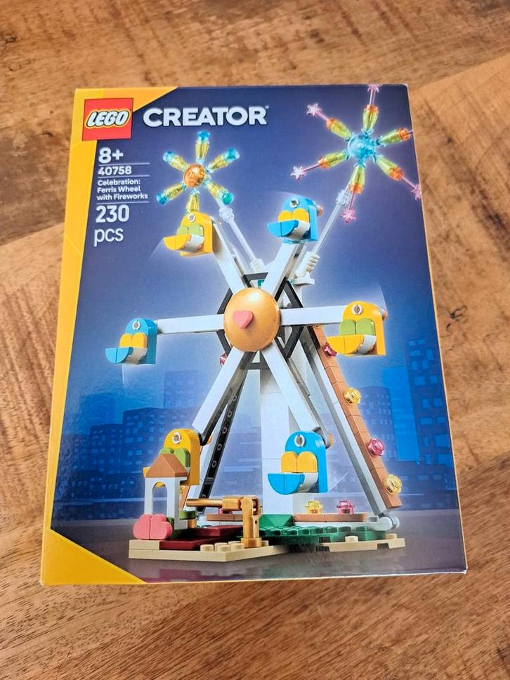 Lego 40758 Reuzerad met vuurwerk, Kinderen en Baby's, Speelgoed | Duplo en Lego, Nieuw, Lego, Complete set, Ophalen of Verzenden