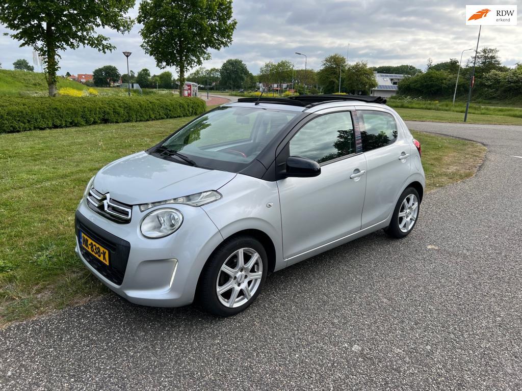Citroen C1 1.2 PureTech Airscape Shine cabiolet, Auto's, Voorwielaandrijving, Stof, Gebruikt, Euro 6