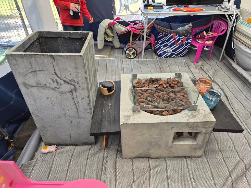 vuurtafel, Tuin en Terras, Vuurtafels, Ophalen of Verzenden