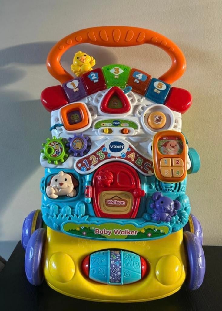 VTech Baby Walker - Interactieve Loopwagen, Kinderen en Baby's, Speelgoed | Vtech, Ophalen of Verzenden, Zo goed als nieuw, 6 maanden tot 2 jaar