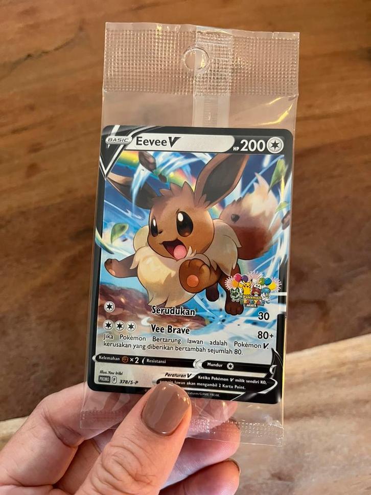 Eevee Pokémon Festival promo, Hobby en Vrije tijd, Verzamelkaartspellen | Pokémon, Nieuw, Losse kaart, Ophalen of Verzenden