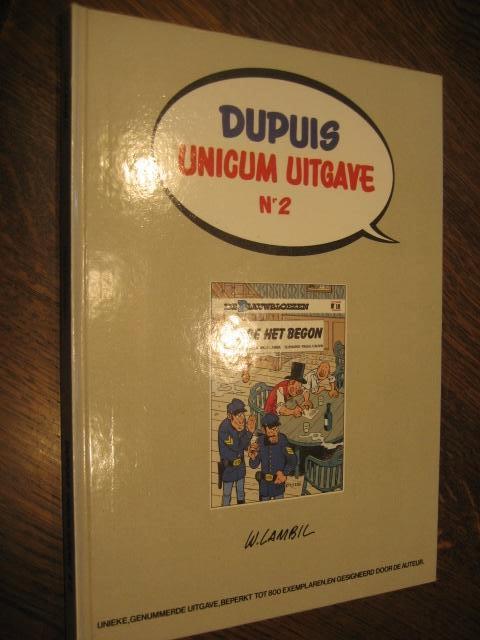 DUPUIS UNICUM UITGAVE 2 DE BLAUWBLOEZEN NR.18 HOE HET BEGON, Boeken, Stripboeken, W.LAMBIL, Eén stripboek, Ophalen of Verzenden