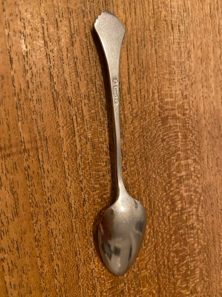 Sola theelepel verzilverd - Vintage bestek, Antiek en Kunst, Antiek | Bestek, Verzenden