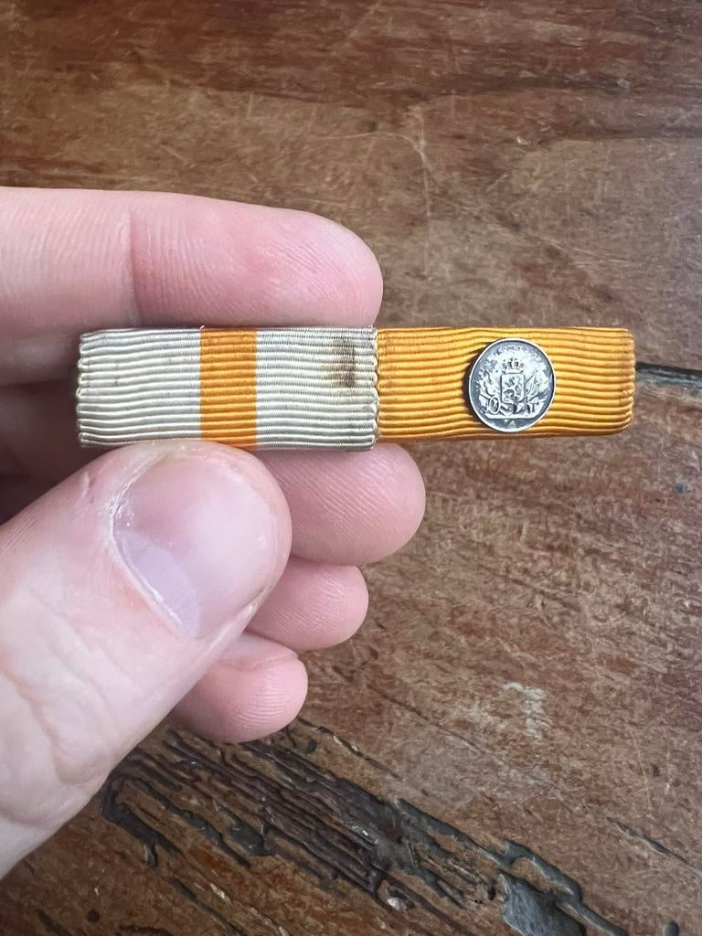 Baton trouwe Dienst zilve Medaille Mobilisatie Oorlogskruis, Verzamelen, Militaria | Tweede Wereldoorlog, Lintje, Medaille of Wings