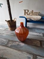 Mooie grote oranje parelmoer vaas Riverdale, Huis en Inrichting, Ophalen, Nieuw, Oranje, Glas