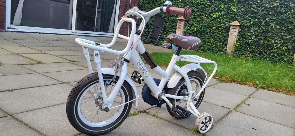 Kinderfiets 12 inch, Ophalen, Terugtraprem, Zijwieltjes, Gebruikt