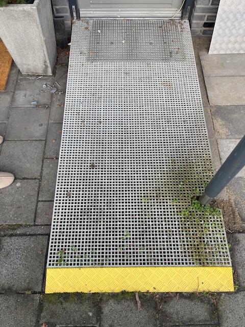 Oprijplaat/drempelhulp, Diversen, Rolstoelen, Ophalen, Gebruikt, Handbewogen rolstoel