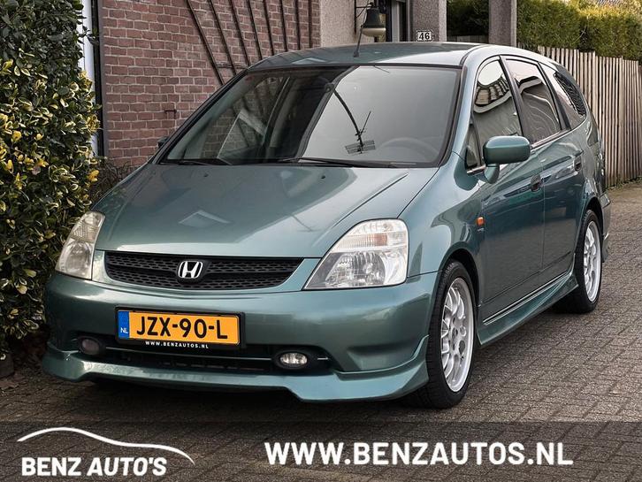 Honda Stream 1.7i ES Modulo/Youngtimer/6-Persoons/Airco, Auto's, Honda, Bedrijf, Te koop, Stream, ABS, Airbags, Airconditioning