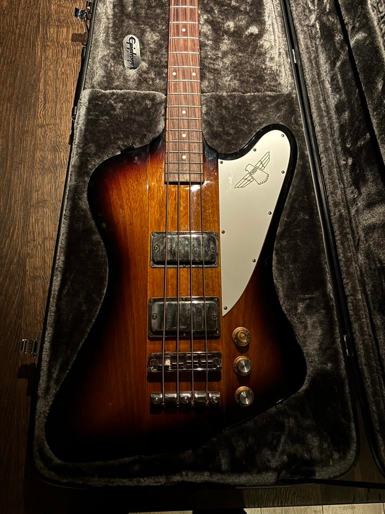 Epiphone thunberbird 60s bass, Ophalen of Verzenden, Zo goed als nieuw, Solid body, Epiphone