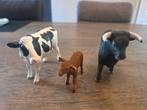Schleich koe, stier en veulen, Ophalen of Verzenden, Jongen of Meisje