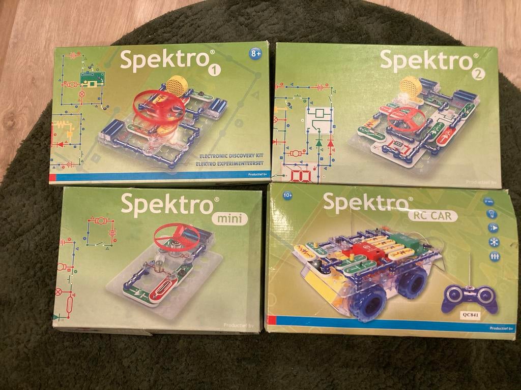 Spektro mini, Spektro 1 en 2 met extra auto, Kinderen en Baby's, Speelgoed | Educatief en Creatief, Ophalen of Verzenden, Gebruikt