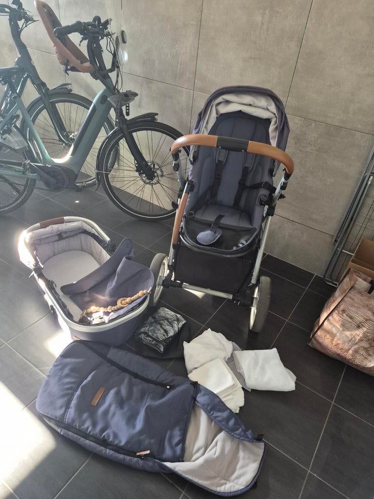 Mutsy Traveller 3-in-1 kinder- en wandelwagen + accessoires, Ophalen, Gebruikt, Combiwagen, Mutsy