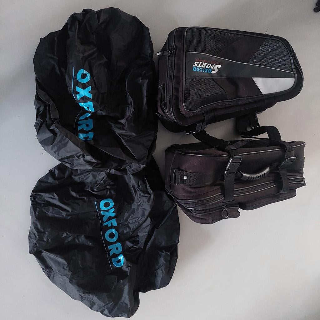 te koop oxford sports motortassen / zadeltassen, Motoren, Ophalen, Zo goed als nieuw