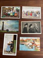 Oude Ansichtkaarten Klederdrachten, Verzamelen, Ophalen of Verzenden, 1920 tot 1940, Gelopen