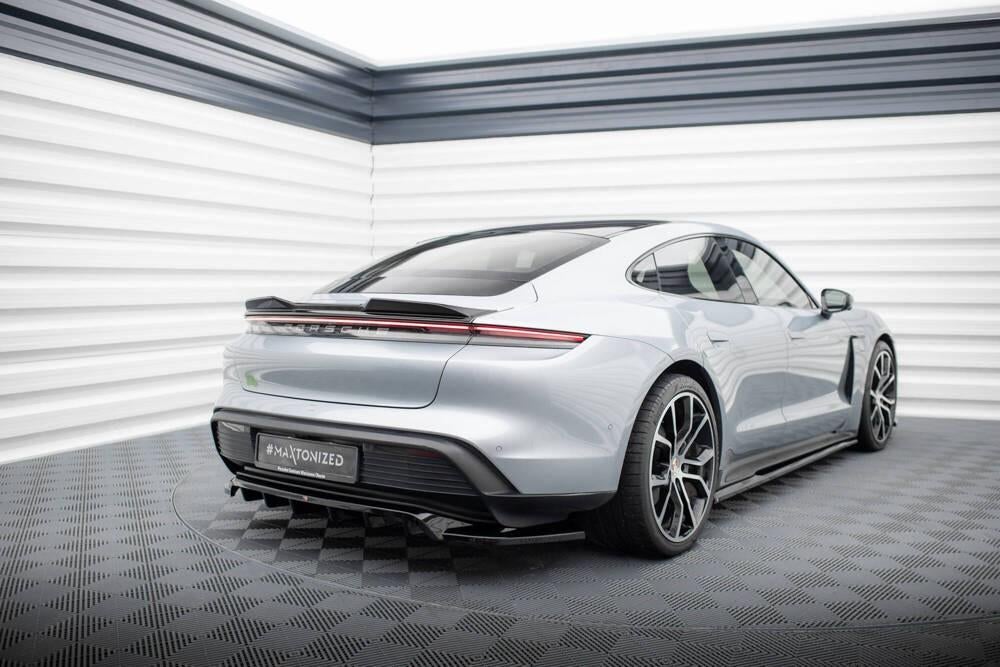 Voorlip sideskirt diffuser spoiler - Porsche Taycan 19+, Ophalen of Verzenden