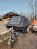 Unieke Alluminium Karperboot met trailer, Ophalen of Verzenden, 3 tot 6 meter, Buitenboordmotor, Polyester