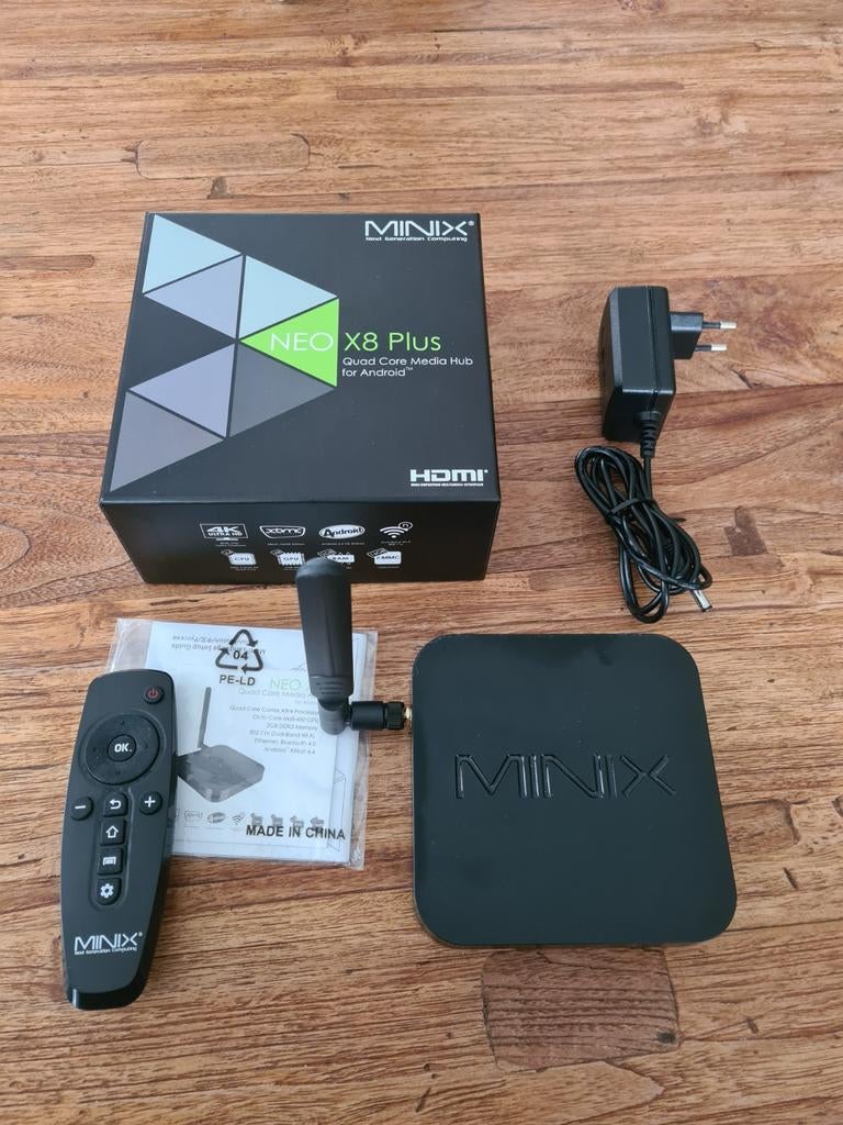 Minix Neo X8 Plus Quad Core Media Hub 16GB, Ophalen of Verzenden, Zo goed als nieuw, HDMI, Minder dan 500 GB