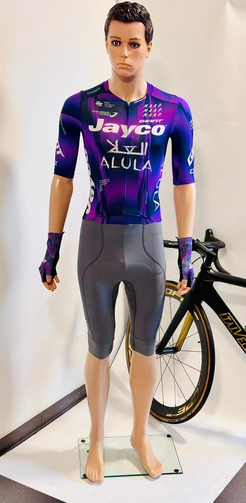 wielrenpak snelpak speedsuit maat M handschoenen MAAP, Ophalen of Verzenden, Zo goed als nieuw, Bovenkleding, Heren