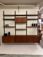 Poul Cadovius by Royal System vintage modulair wandsysteem, Gebruikt, Met deur(en), 200 cm of meer, Teakhout