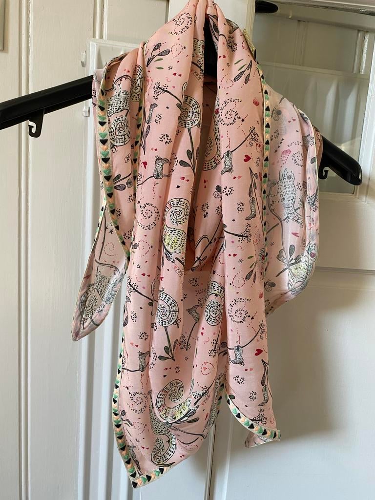 Pom Amsterdam sjaal met kameleonprint, Ophalen of Verzenden, Zo goed als nieuw, Maat 46/48 (XL) of groter, Sjaal