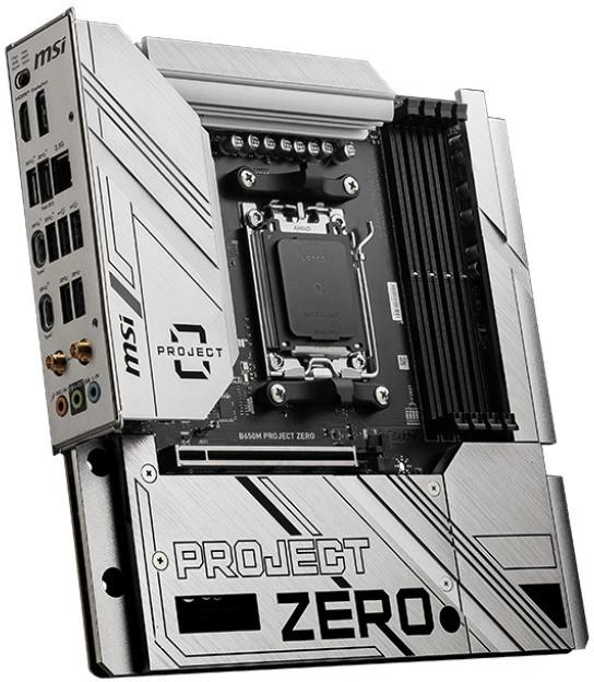 MSI B650M PROJECT ZERO Moederbord, Ophalen of Verzenden, Zo goed als nieuw, Micro-ATX, DDR5
