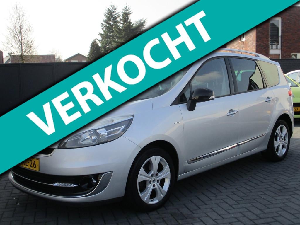 Renault Grand Scénic 1.2 TCe Bose 7p. Panorama Clima !, Auto's, Renault, Voorwielaandrijving, Euro 5, Zwart, 4 cilinders