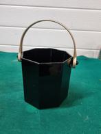 -Ijs emmer vintage franc zwart en goud, Ophalen of Verzenden