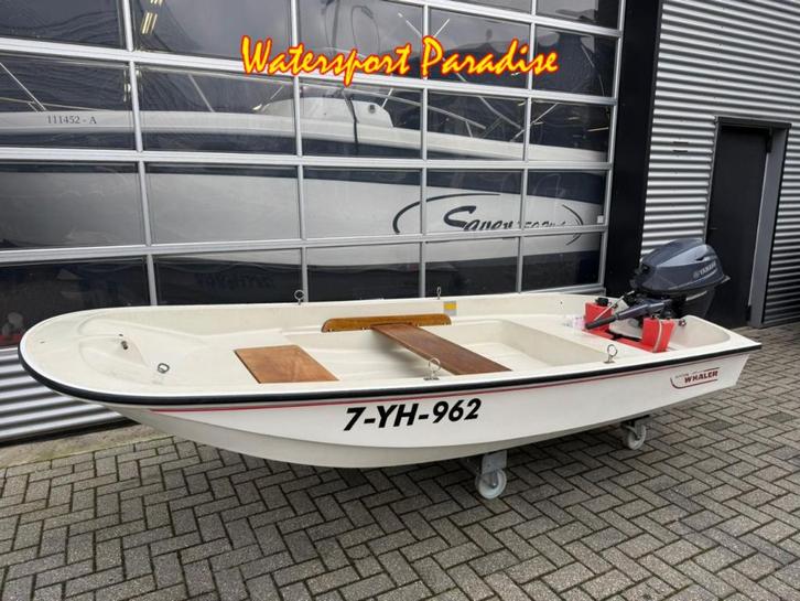 Boston Whaler 11 ft (bj 1981), Watersport en Boten, Vis- en Consoleboten, Gebruikt, 10 tot 30 pk, 3 tot 6 meter, Benzine, Polyester