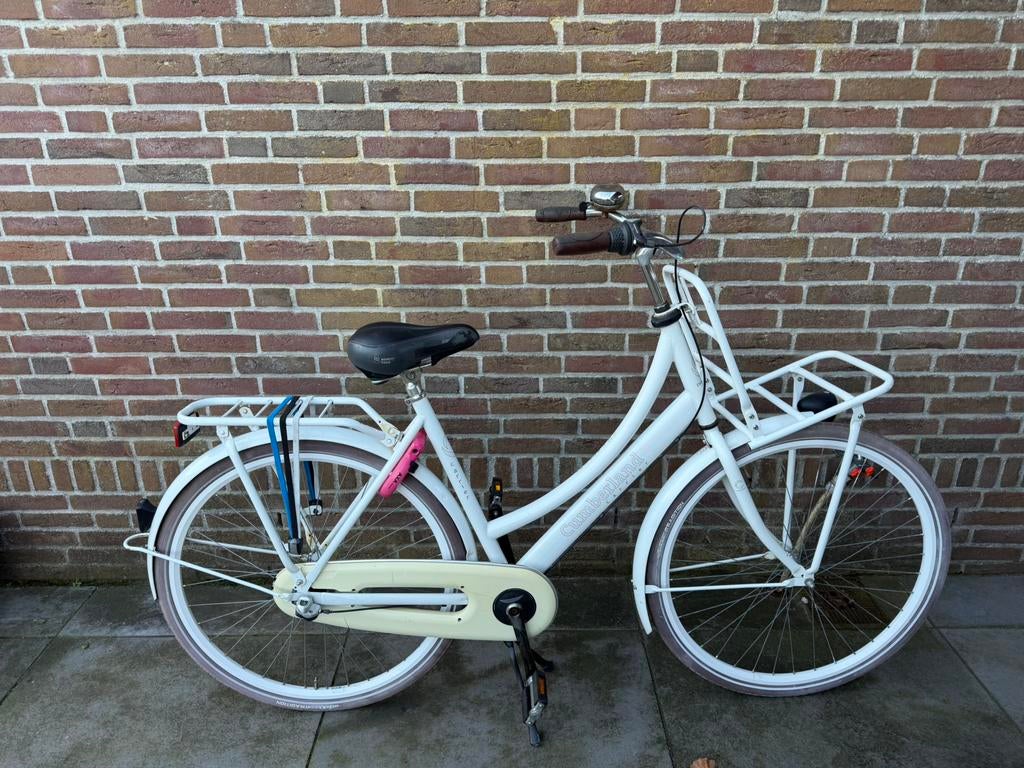 Transport fiets meisjes wit 3 vers 26 inch, Fietsen en Brommers, Fietsen | Dames | Omafietsen, Minder dan 47 cm, Ophalen, Gebruikt